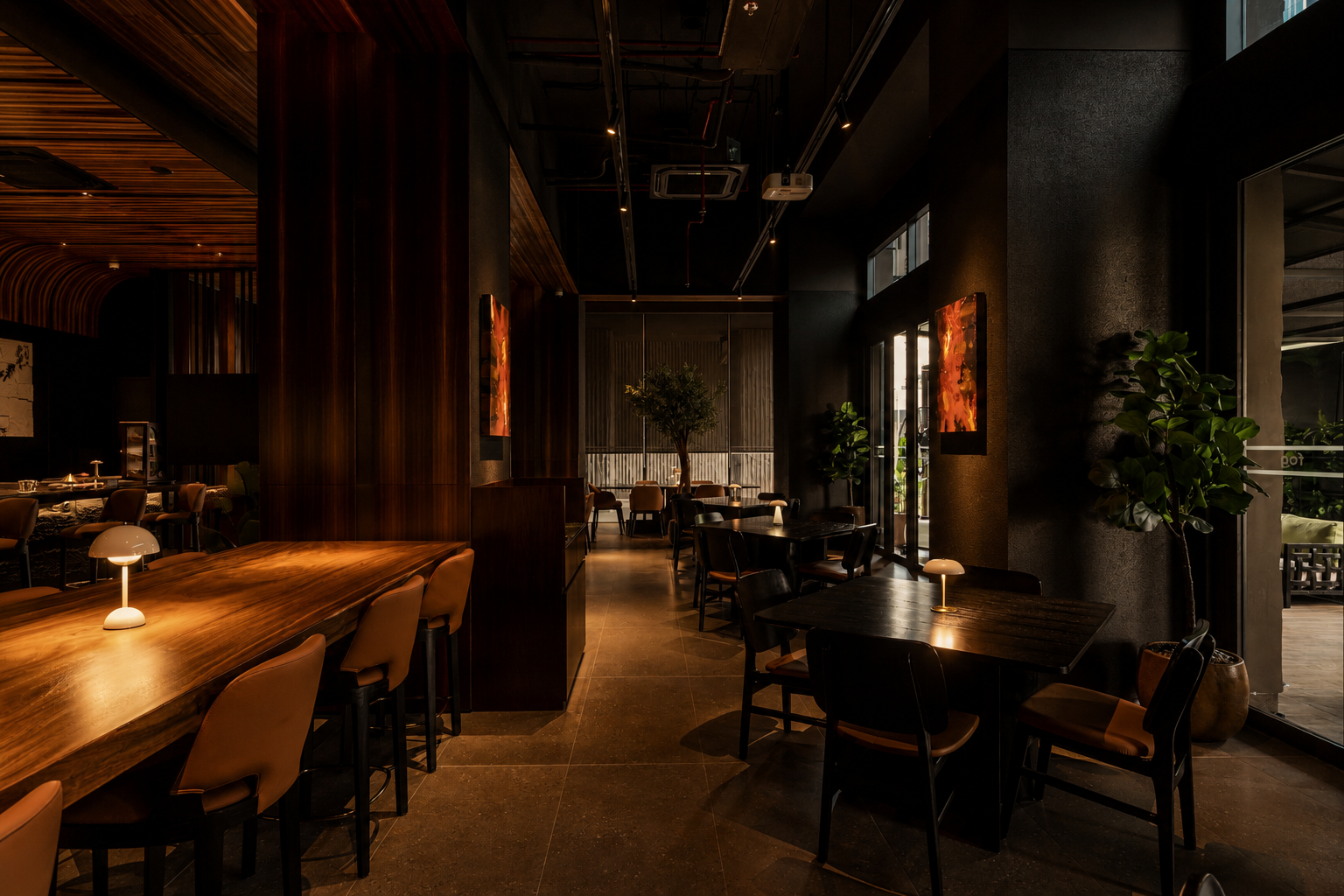 Main Dining Room at FOG Restaurant, view 3